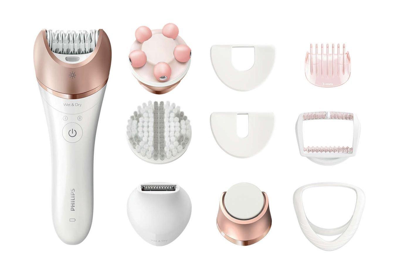 Philips Rechargble 5in1 Epilator (BRE652/00) - White