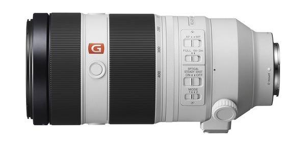 عدسة سوني للكاميرات إس إل آر الرقمية ١٠٠-٤٠٠ ملم إف/٤,٥-٥,٦ جى إم أو إس إس بتركيز تلقائي - أسود (SEL100400GM)