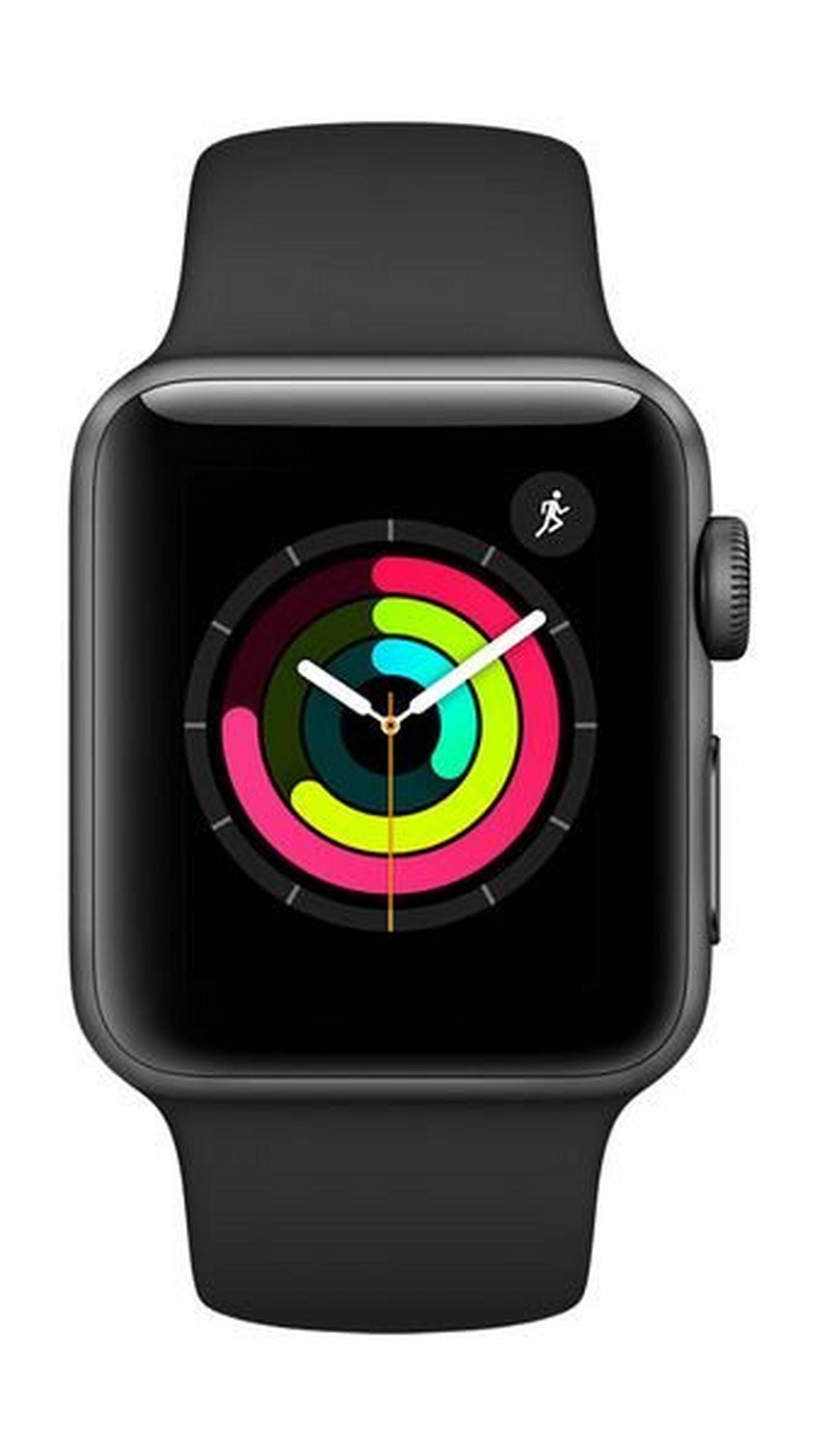 Apple Watch Series 3 42mm Space Gray Aluminum Case, Gray Sport Band Smartwatch - MR362LL/A