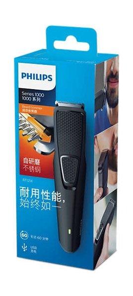 Philips Series 1000 Cordless Beard Trimmer (BT1214/15) - Black