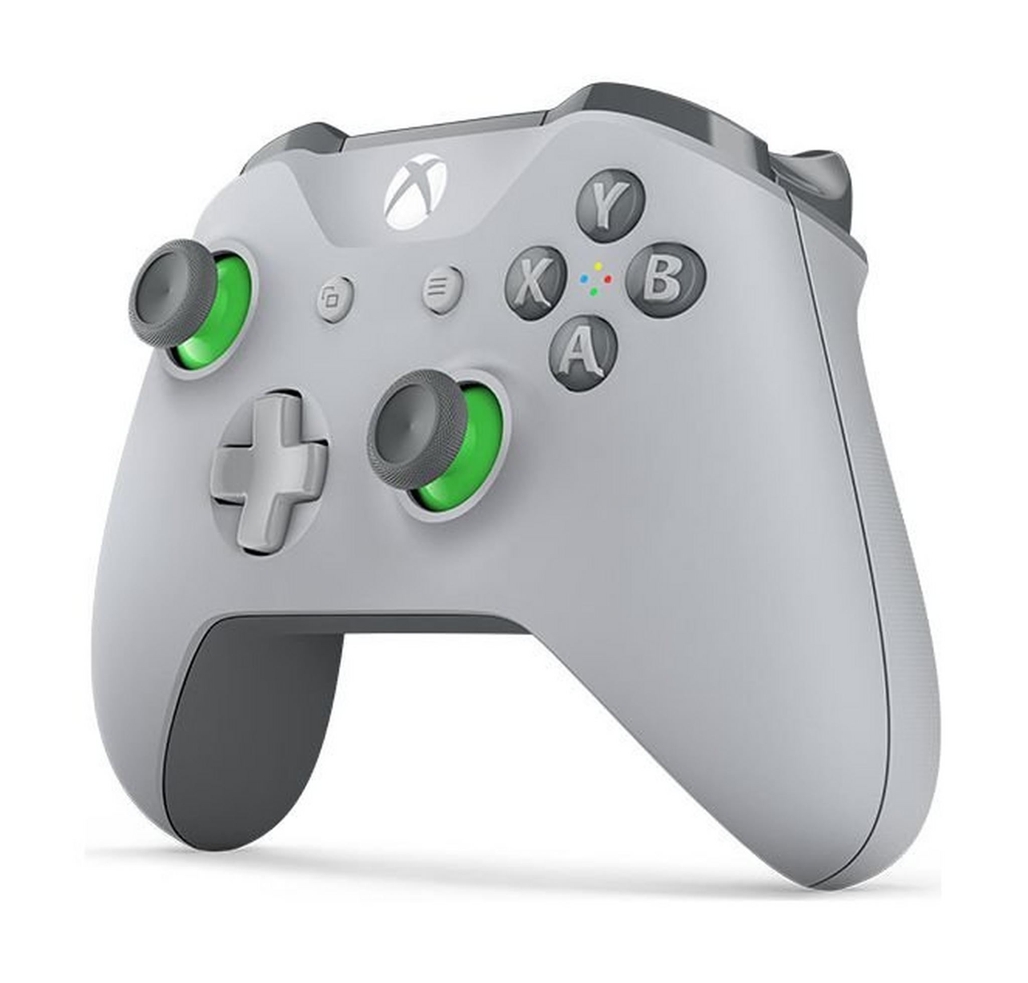 Microsoft Xbox One Wireless Controller (WL3-00061) - Grey & Green