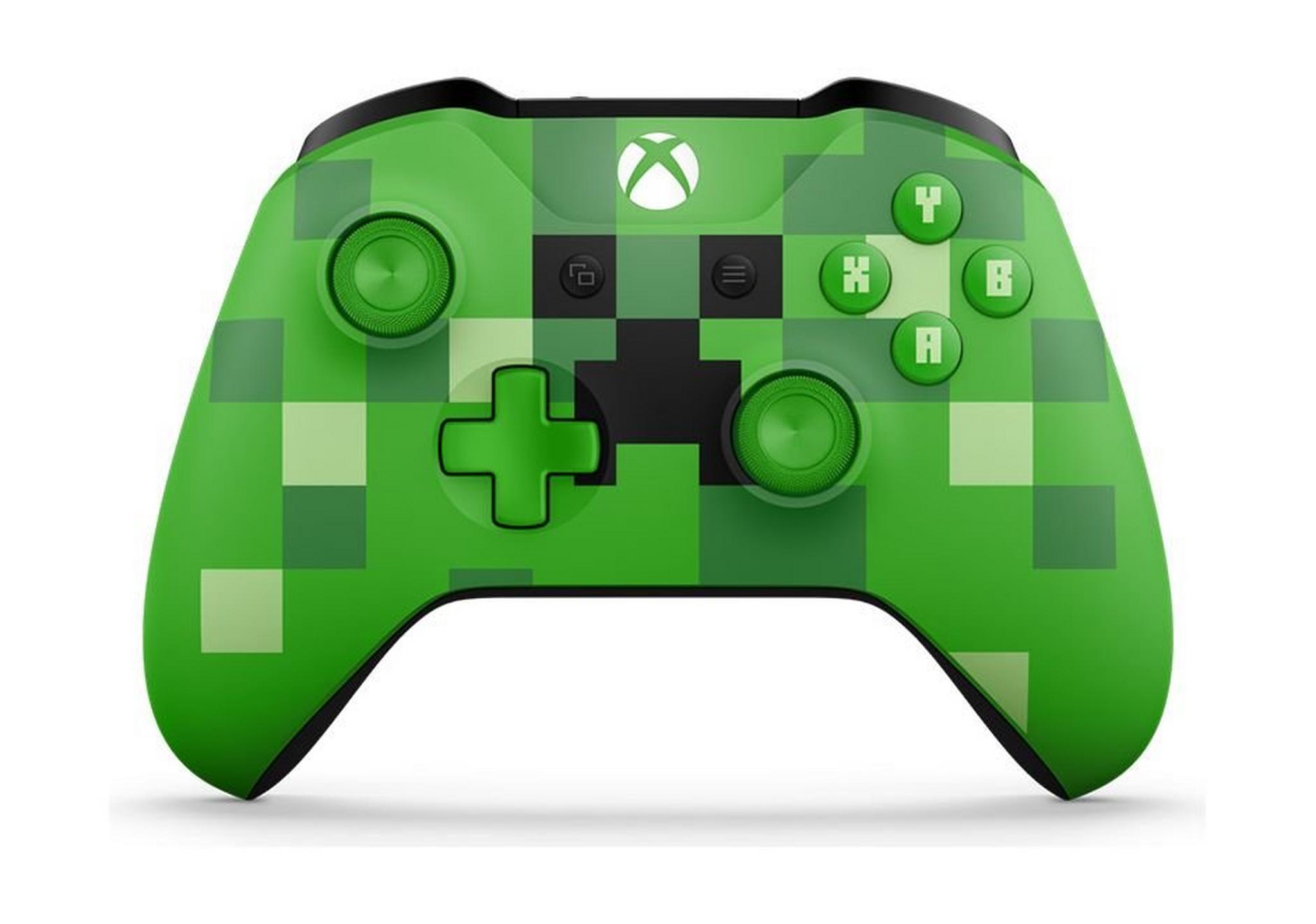 Microsoft Xbox One Minecraft Creeper Wireless Controller (WL3-00057) - Green