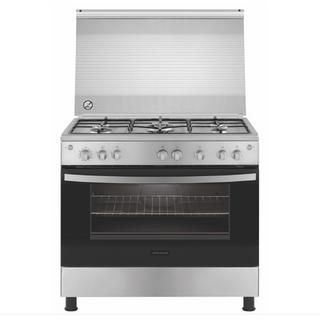 Buy Frigidaire 90x60cm 5 burner gas cooker (fngc90jgrso) - stainless steel in Kuwait