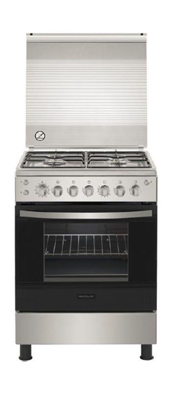 Buy Frigidaire 60x60cm 4 burner gas cooker (fngb60jgrso) - stainless steel in Kuwait