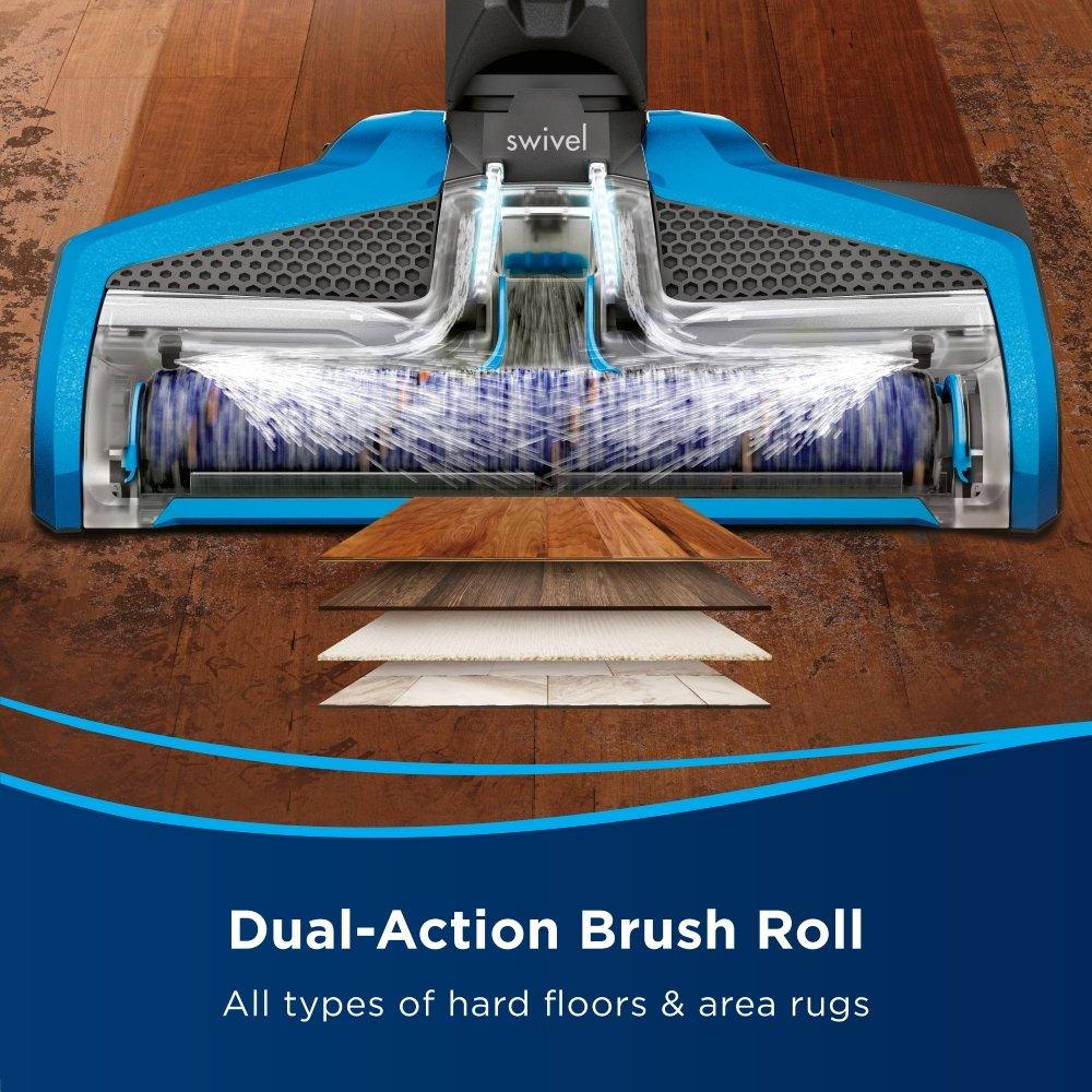 BISSELL CrossWave 3 in One Multi-Surface Cleaner with Wet-Dry Vacuum, 0.8 L, 1713 - Blue