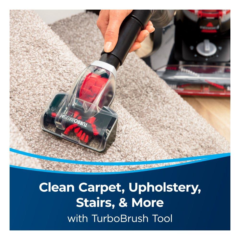 مكنسة كهربائية عمودية باور فورس هيليكس تيربو من بيسيل، قدرة 1100 واط، سعة 1 لتر، 2110E - أسود/أحمر