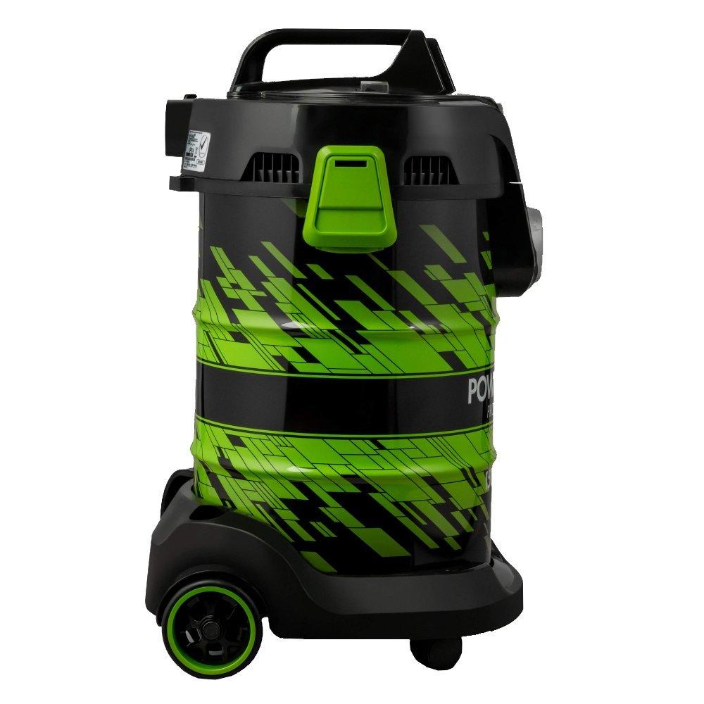 Bissell PowerClean Drum Wet & Dry Vacuum Cleaner, 1500W, 21 Litre,2026E - Black/Green