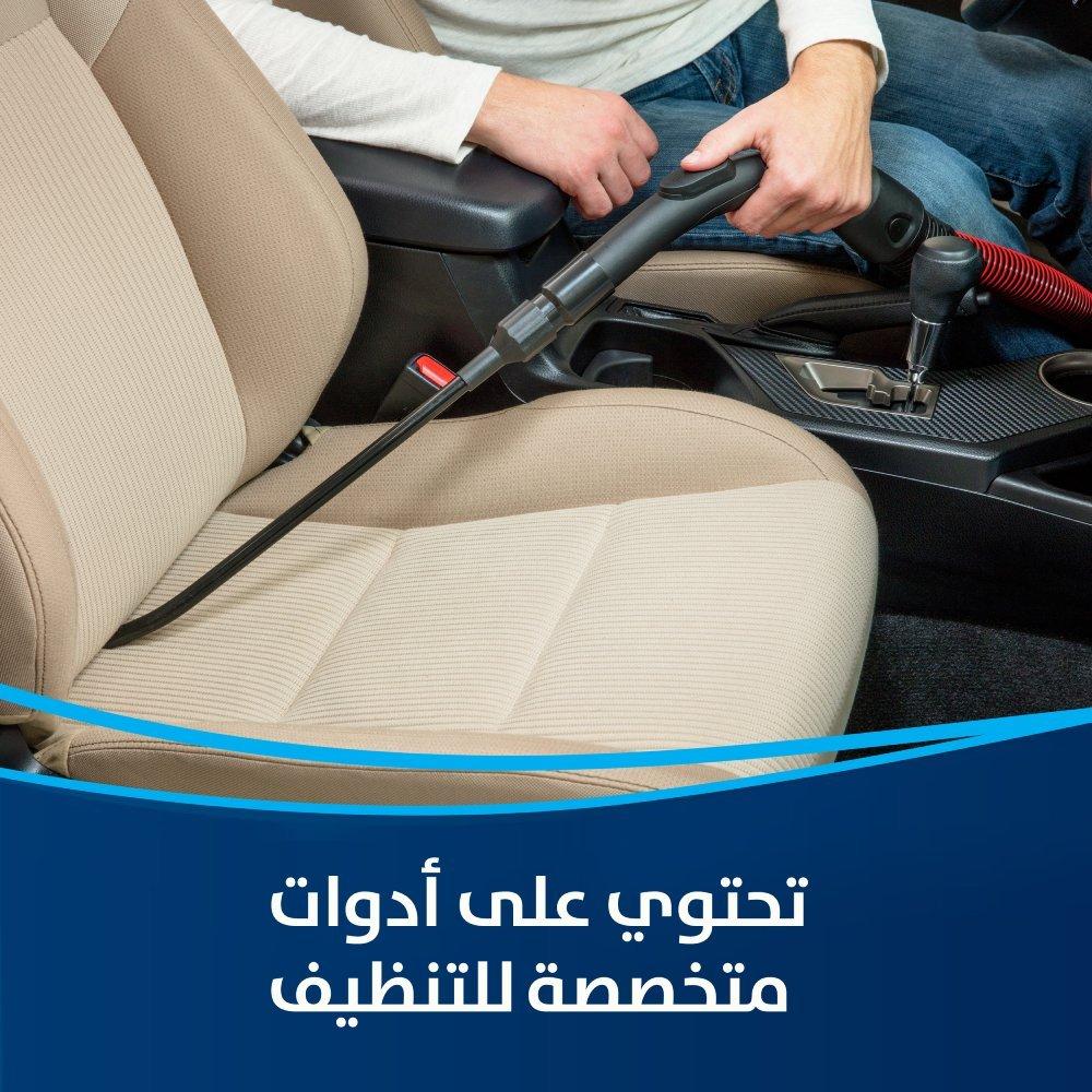 مكنسة باور كلين اسطوانية للأسطح الرطبة والجافة من بيسيل، قدرة 1500 واط، سعة 21 لتر، 2026E - أسود/أخضر