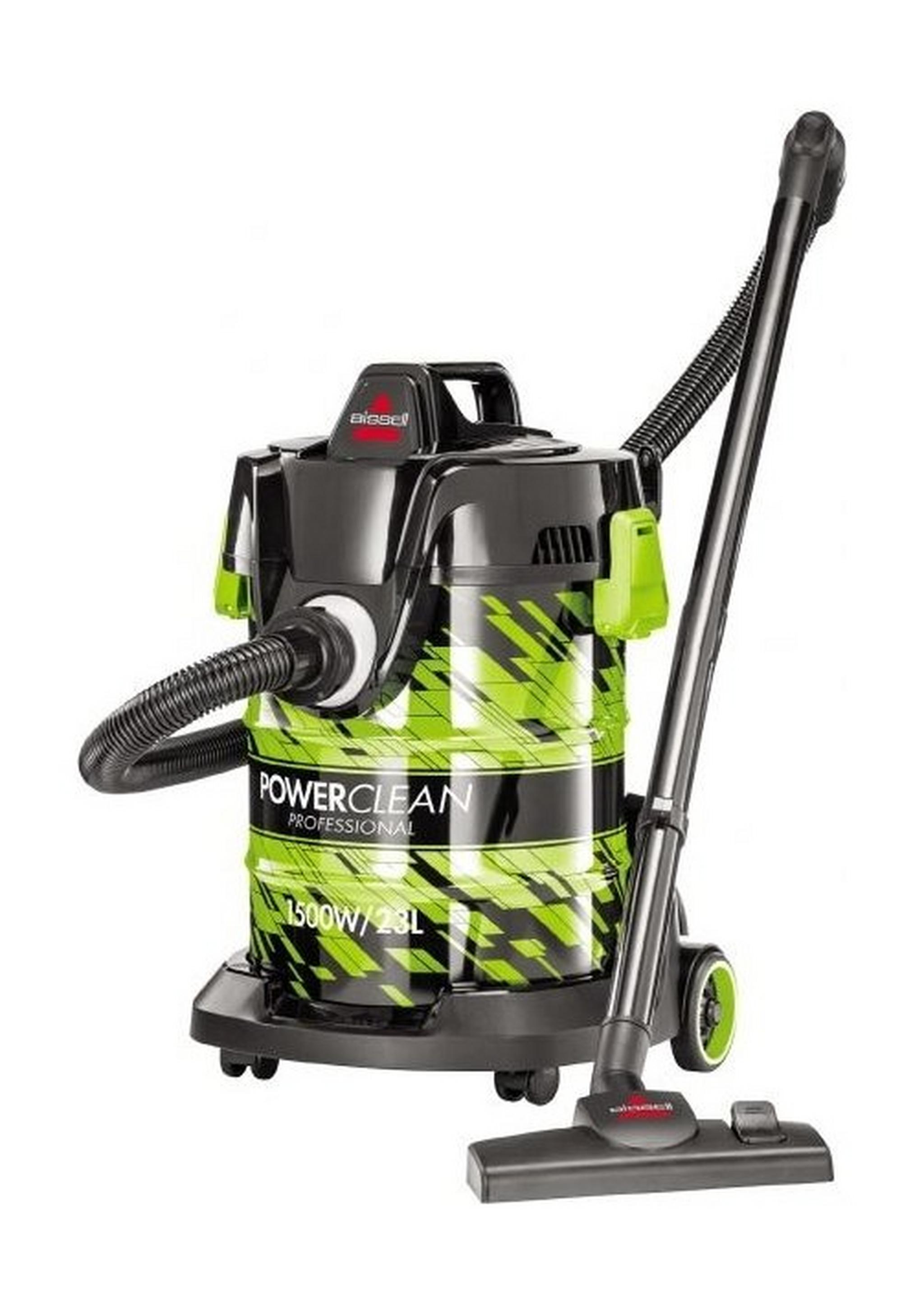 Bissell premium powerclean 23 liter wet & dry vacuum cleaner (20261) - Green