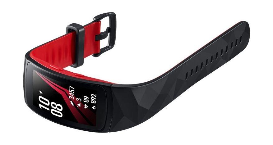 Samsung Gear Fit2 Pro Fitness Watch - Large/Red