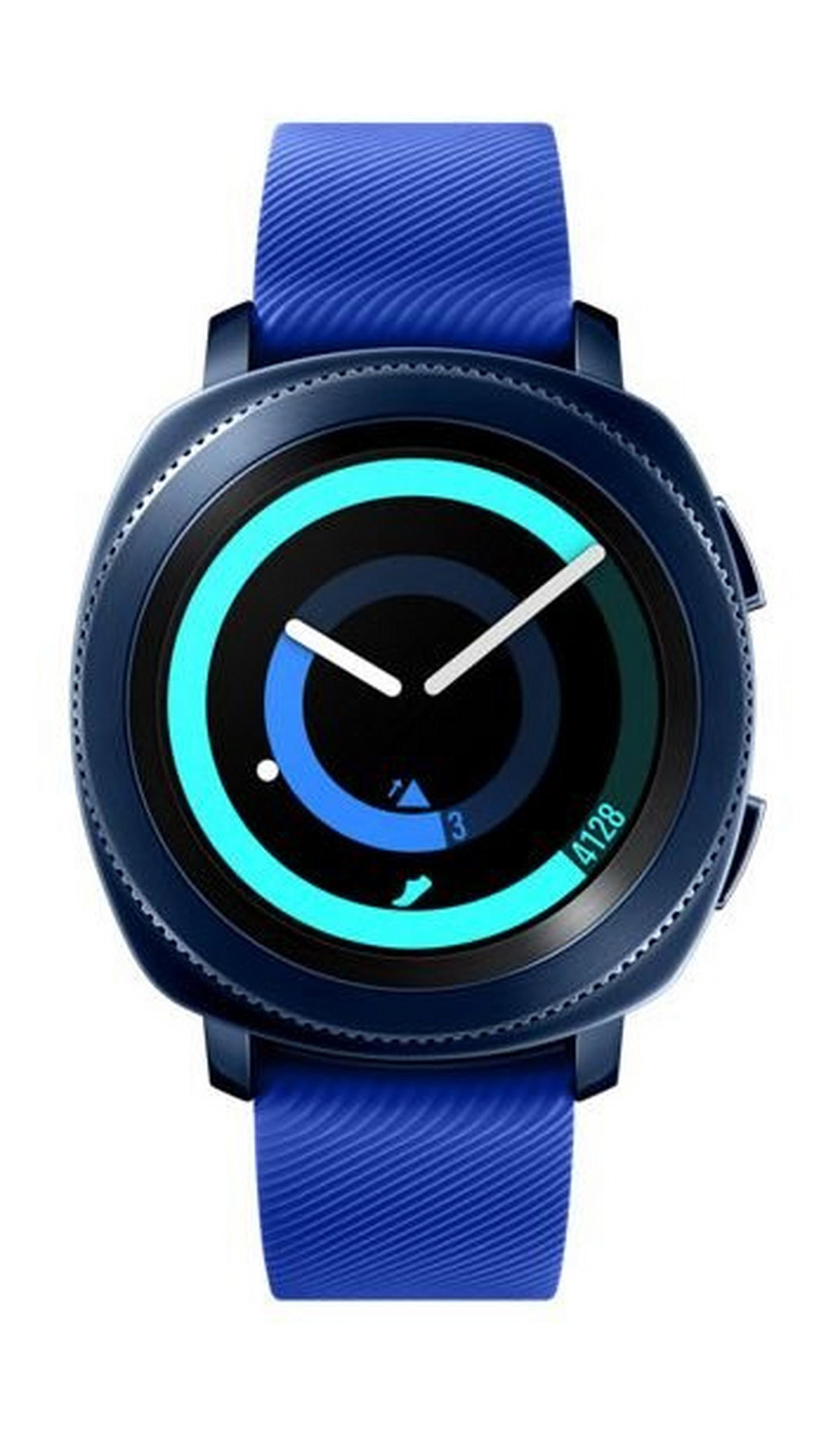 ساعة سامسونج جير(SM-R600NZBAXSG) الذكية الرياضية - ازرق