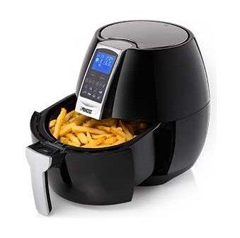 قلاية هوائية رقمية للعائلة مقاس اكس لارج من برينسيس ، قدرة 1800 واط، سعة  5.2 لتر، 182030 - أسود