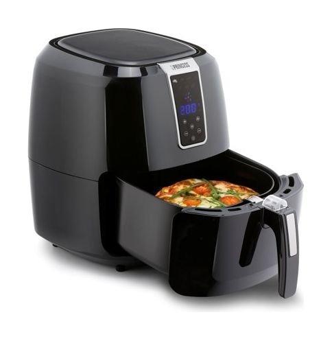 قلاية هوائية رقمية للعائلة مقاس اكس لارج من برينسيس ، قدرة 1800 واط، سعة  5.2 لتر، 182030 - أسود