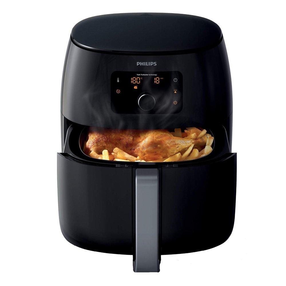 Philips Avance Collection Airfryer XXL Twin TurboStar Rapid Air Technology (HD9650/94) - Black