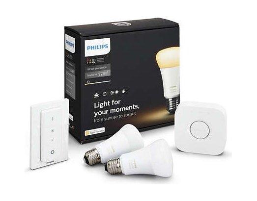 Philips Hue Ambiance 9.5 Watts LED Light Starter Kit - White