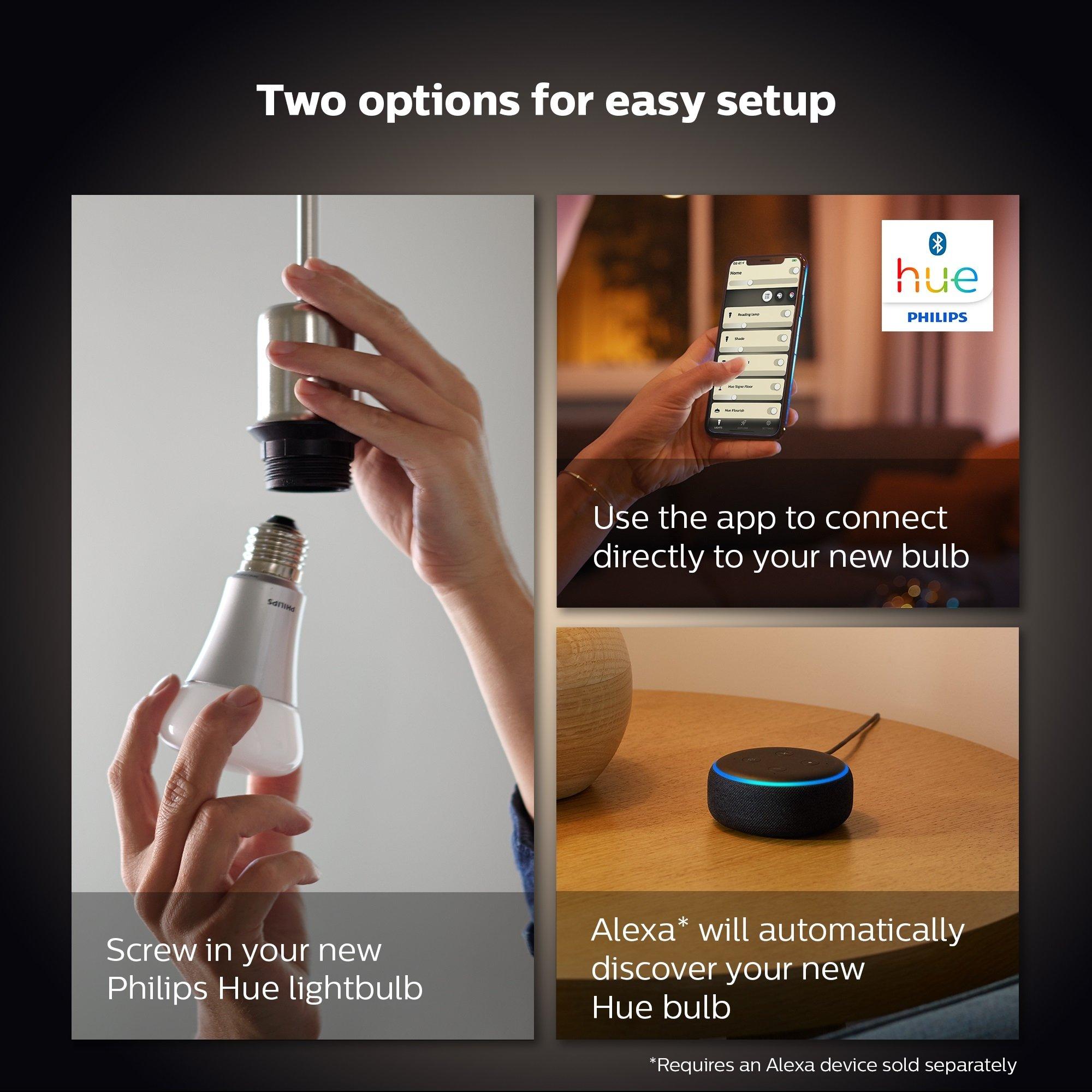 لمبة فيليبس هو أمبيانس - ٩,٥ واط - إضاءة إل إي دي - أبيض