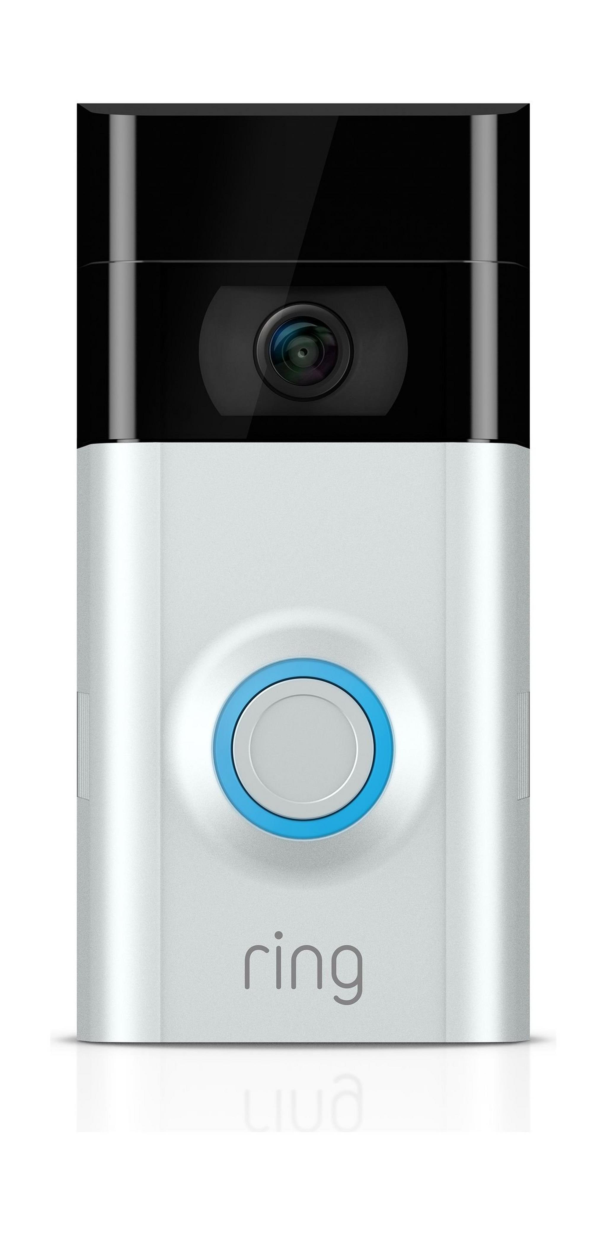 Ring Video Doorbell 2 - Quick Release Rechargeable Battery powered Wi-Fi Doorbell Security Camera