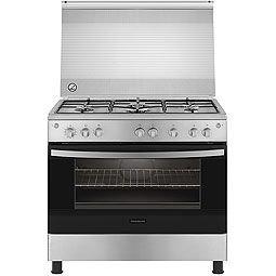 طباخ غاز فريجيدير ٩٠ x ٦٠ سم ٥ عيون + شفاط الطباخ بمدخنة من فريجيدير - ٩٠ سم