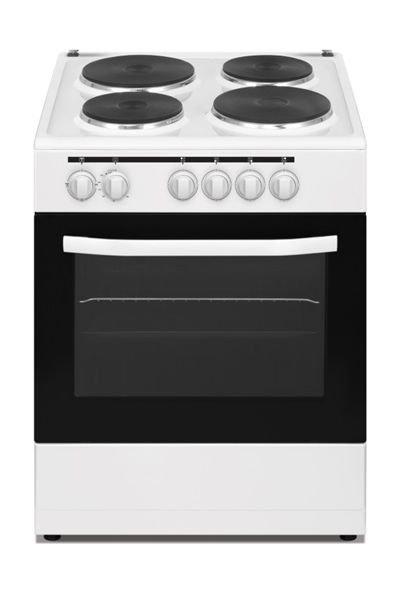 طباخ كهربائي ٦٠ × ٦٠ سم من ونسا - ٤ شعلة (WCT6040031W) + شفاط الروائح ٦٠ سنتيمتر من ونسا