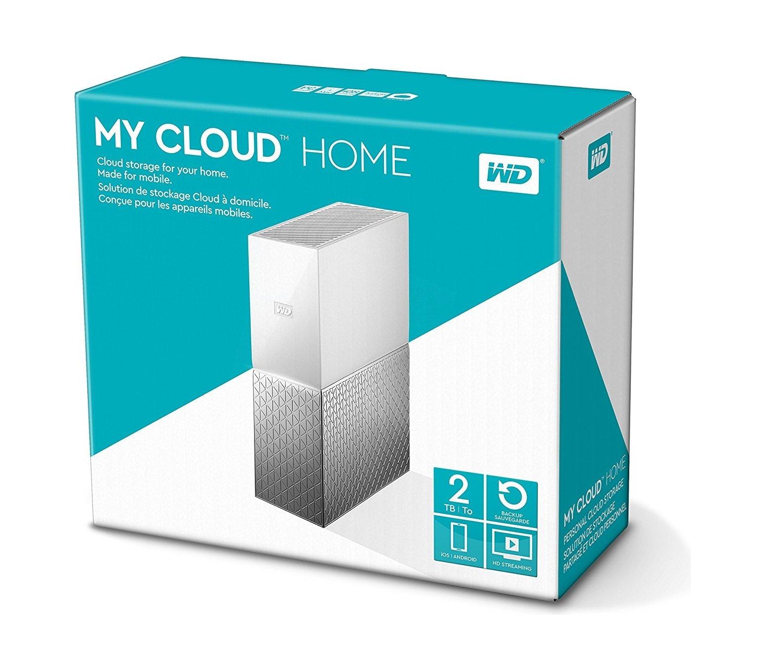 Western Digital 2TB MyCloud Home Hard Drive (WDBVXC0020HWT) - White