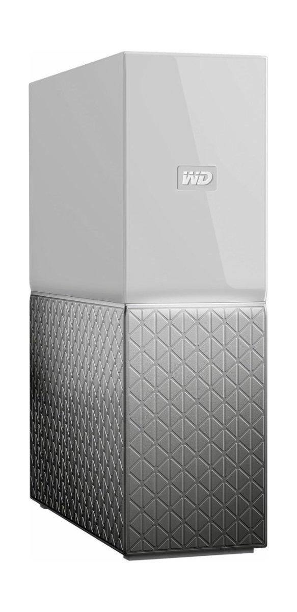 قرص صلب خارجي ماي كلاود هوم سعة ٨ تيرابايت من ويسترن ديجيتال - أبيض (WDBVXC0080HWT)