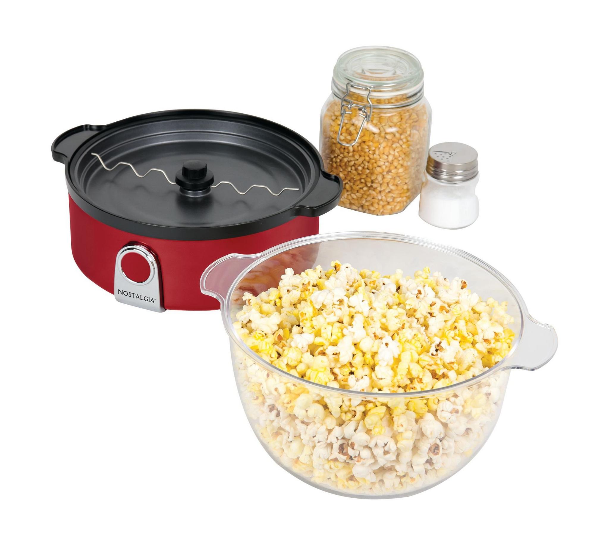 Nostalgia Stir Popcorn Popper (SP240RR)