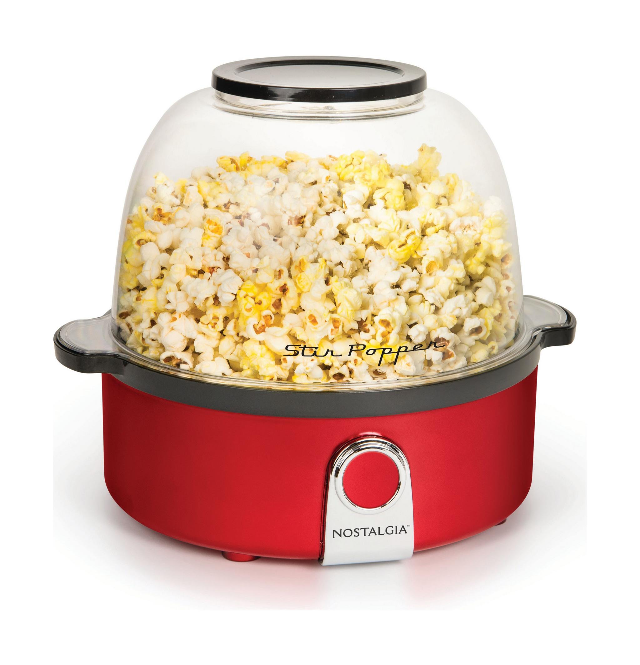 Nostalgia Stir Popcorn Popper (SP240RR)