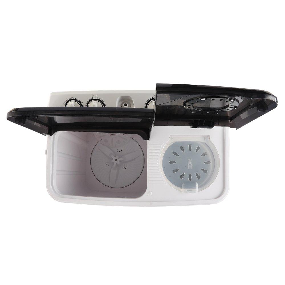 Wansa Gold Twin Tub Washer,7Kg Washing Capacity, 5.5kg Drying Capacity, WGTT70 - White