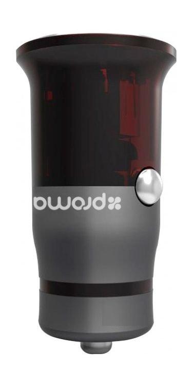 Promate Ultra Small Car Charger With Qualcomm QC3.0 Quick Charge (DASH-QC3) - Black