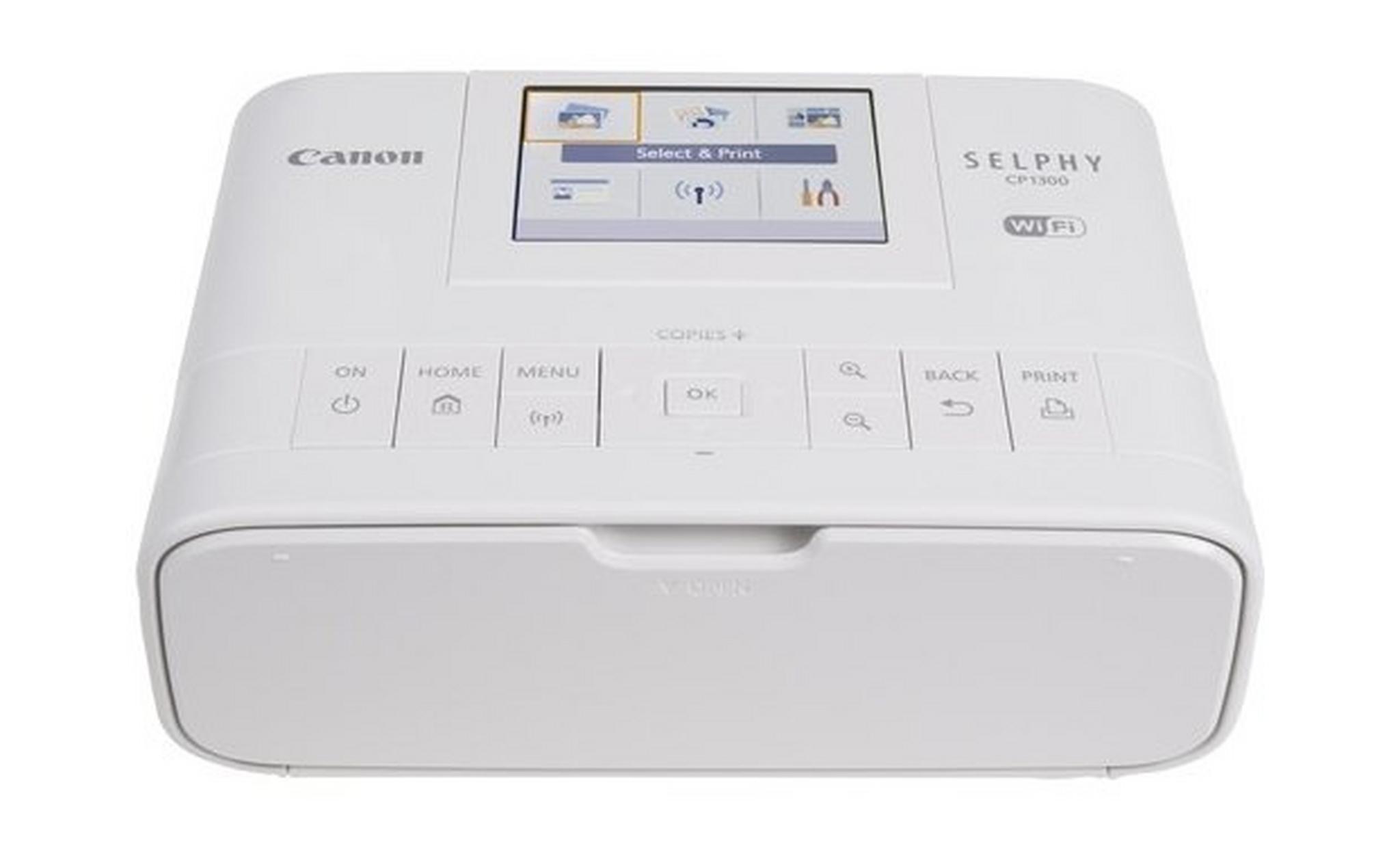 Canon SELPHY CP1300 Compact Photo Printer - White