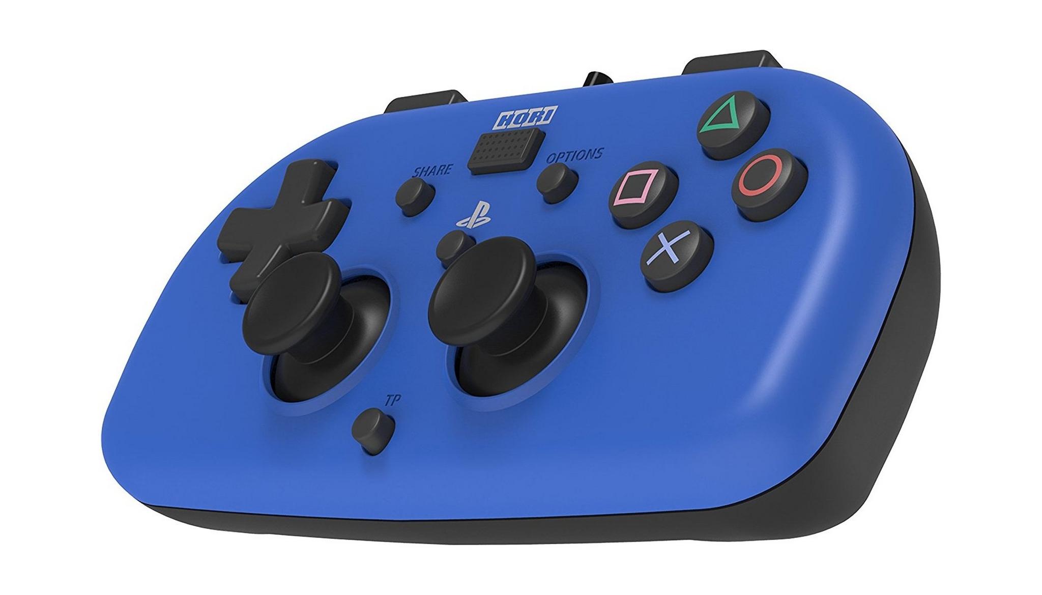HORIPAD Wired MINI Gamepad PlayStation 4 Controller - Blue