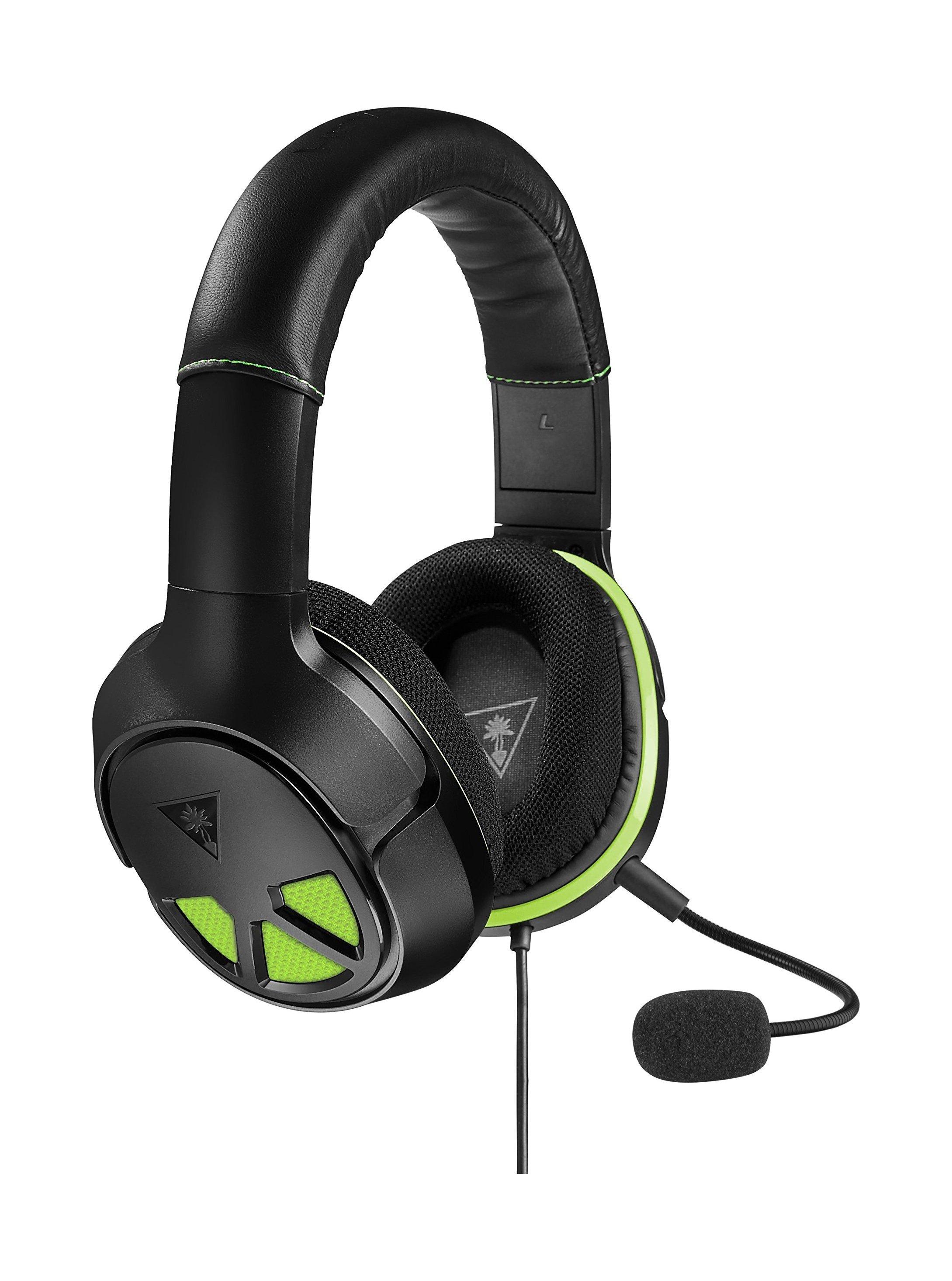 سماعة الألعاب تيرتل بيتش إكس أو ٣ - لأكثر من جهاز - أسود/أخضر