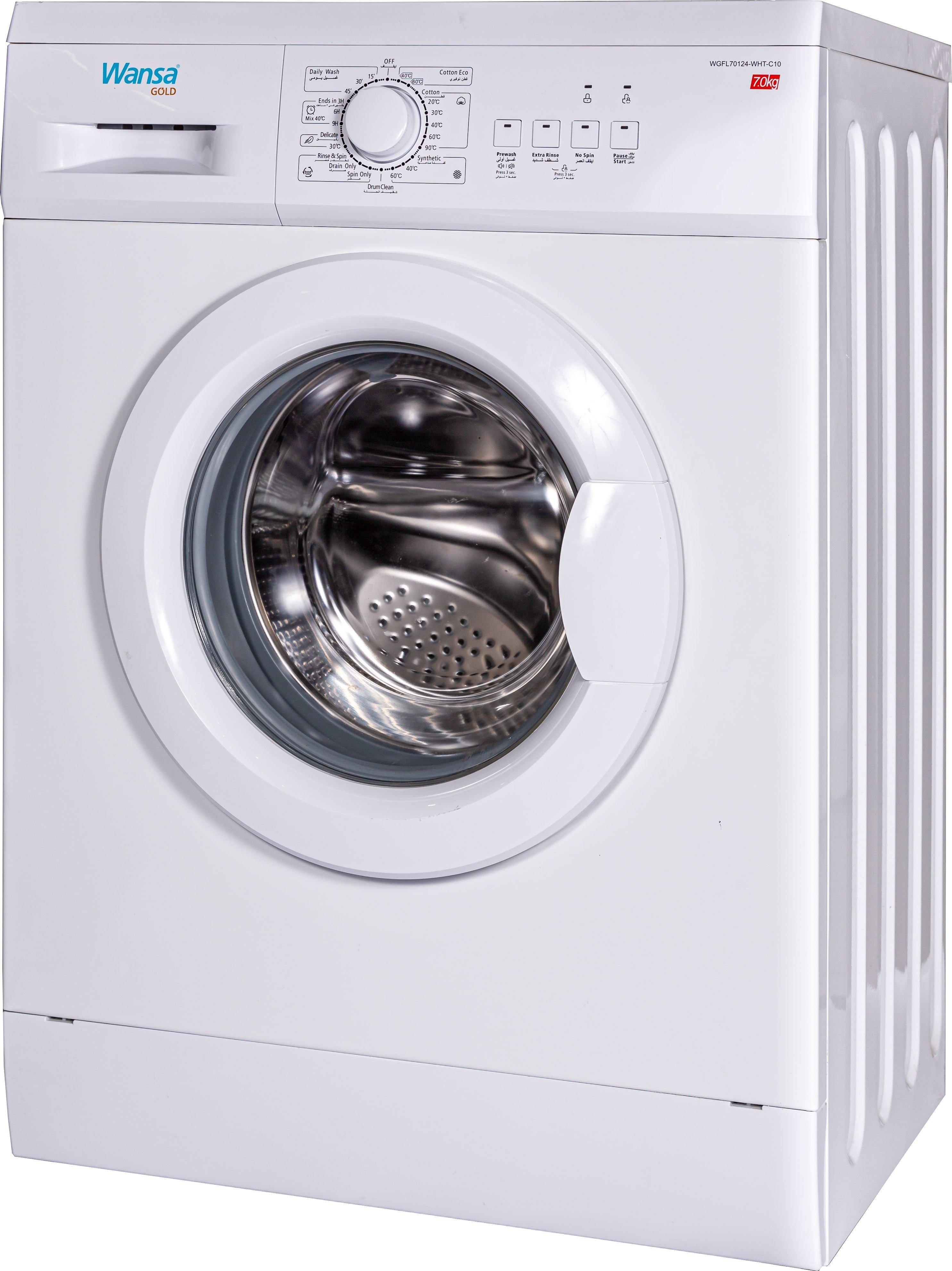 Wansa Gold 7kg Front Load Washing Machine - White