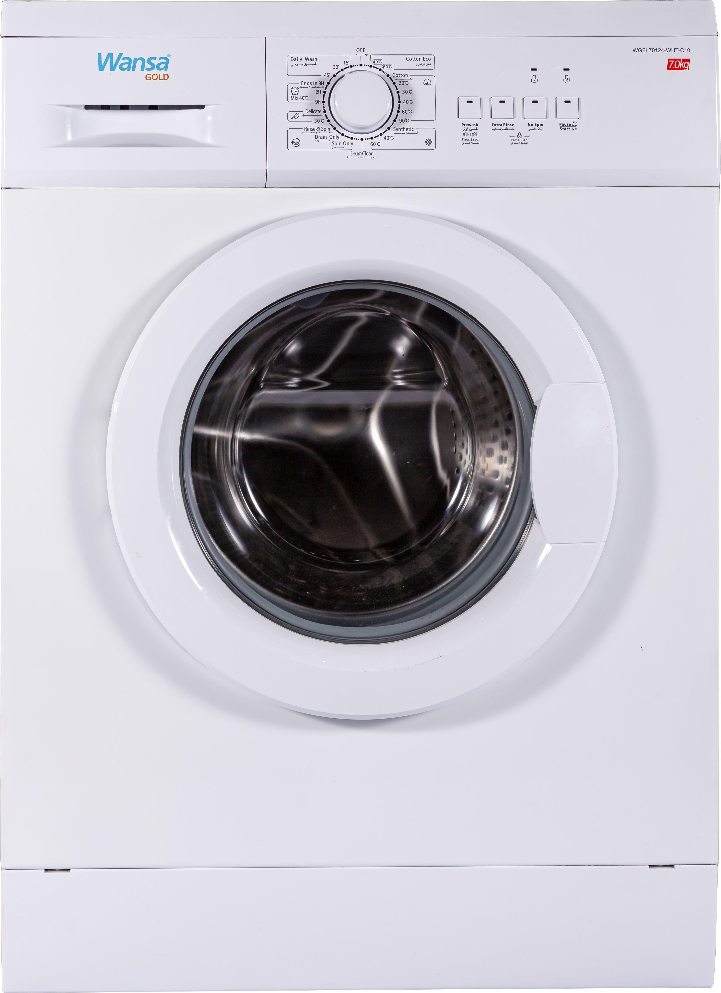 Wansa Gold 7kg Front Load Washing Machine - White