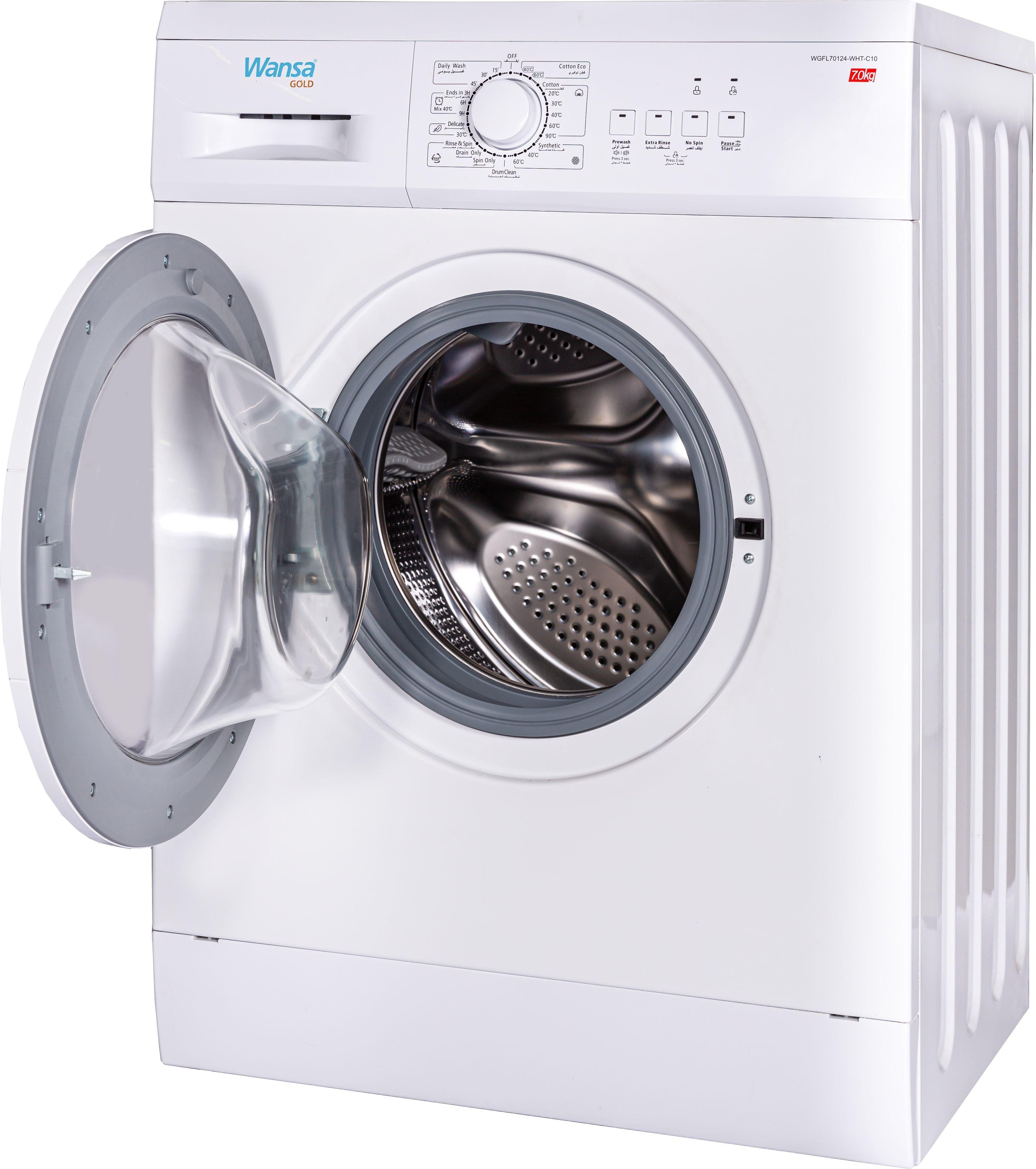 Wansa Gold 7kg Front Load Washing Machine - White