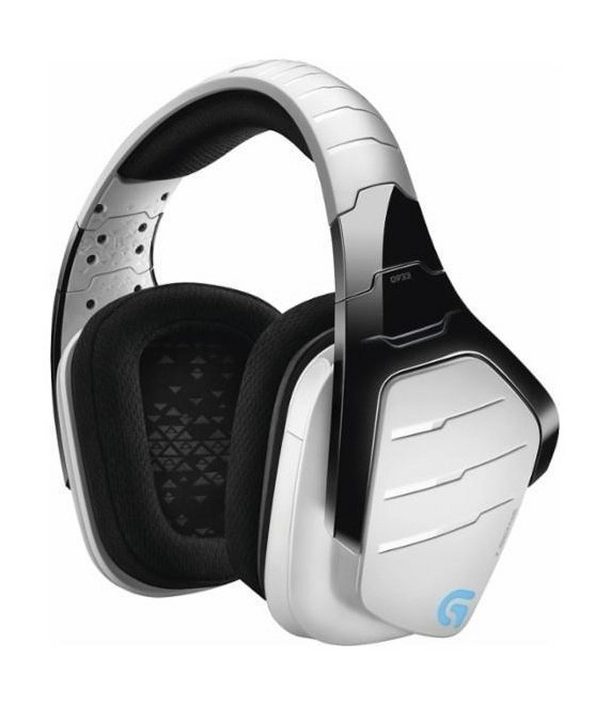 Logitech G933 Artemis Spectrum Wireless RGB 7.1 Surround Sound Gaming Headset - White