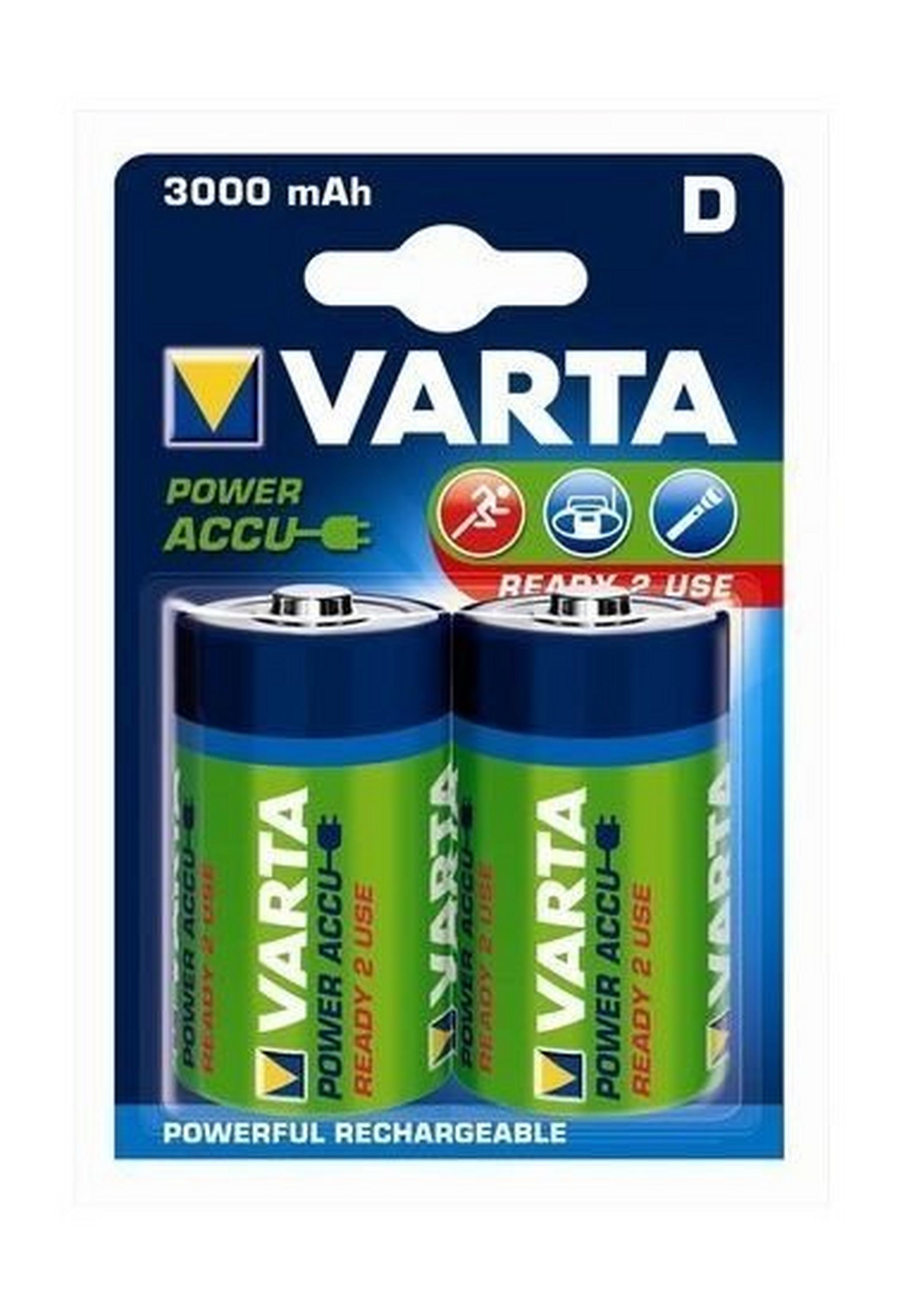 Varta Rechargeable ACCU 2D Nickel-Metal Battery 3000 mAh