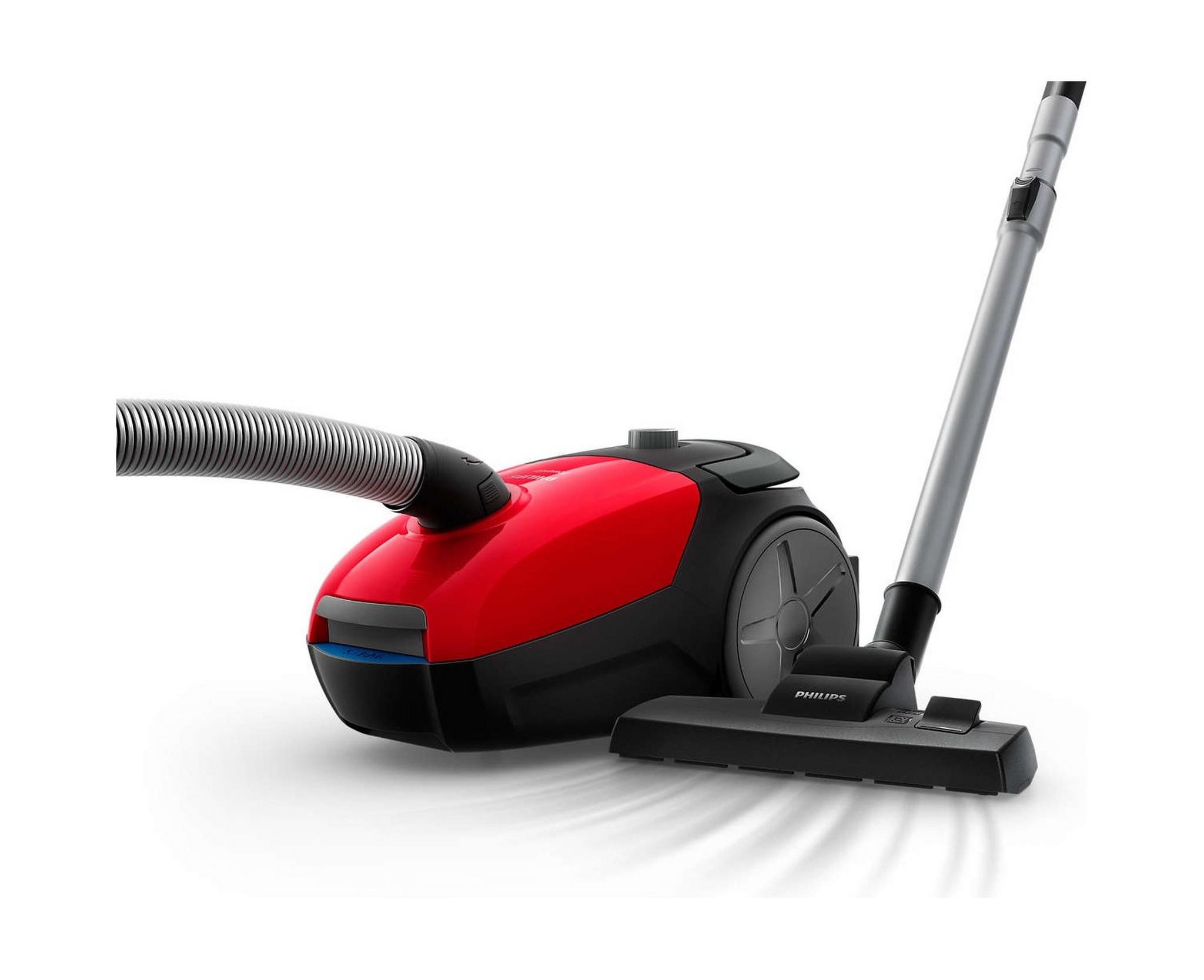 Philips PowerGo Vacuum Cleaner, 1800W, 3 Liters, FC8293 / 01 0 Black/Red