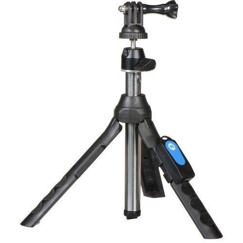 حامل الهواتف الذكية للصور السيلفي بور ميني تري مع وحدة تحكم عن بعد - أزرق