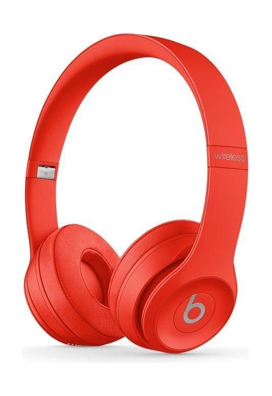 سماعة رأس لاسلكية بيتس سولو ٣ - أحمر