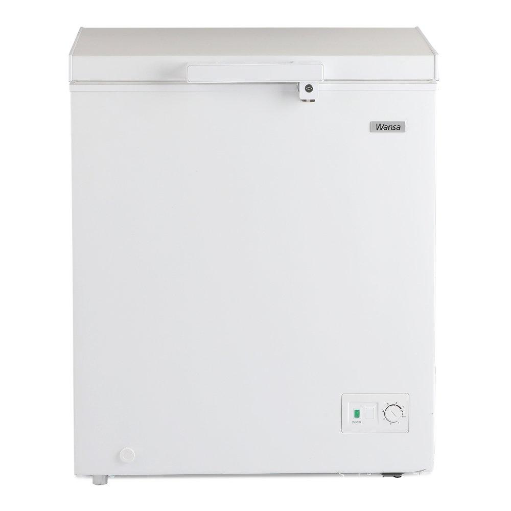 Buy Wansa chest freezer, 5cft, 145-liters, wc-145-c8 - white in Kuwait