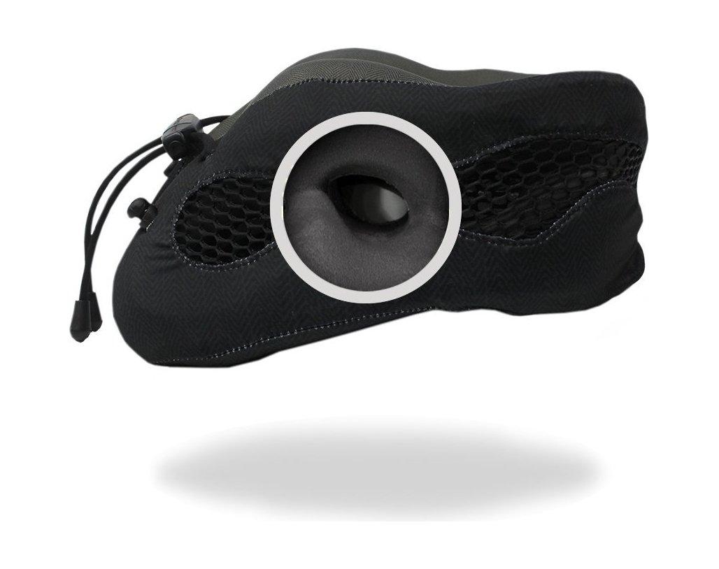 وسادة الرقبة للسفر إيفولوشن كوول ٢,٠ من كابو - أسود