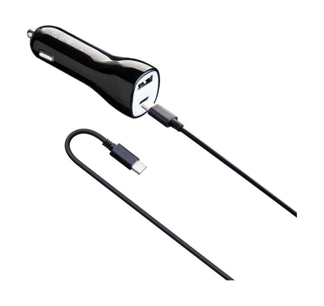 One Adaptr EVRI 45W Car USB-C Fast Charger (EV-CCH-45B) - Black