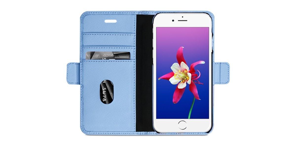 dbramante1928 New York Series iPhone 8/7/6 Leather Case (NYI8FOBL5115) - Blue