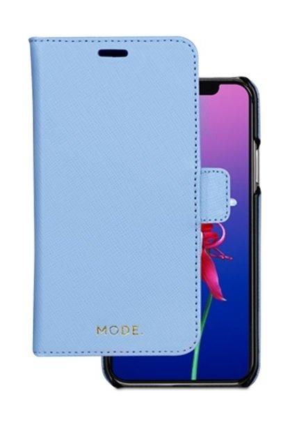dbramante1928 New York Series iPhone X Leather Case (NYIXFOBL5123) - Blue