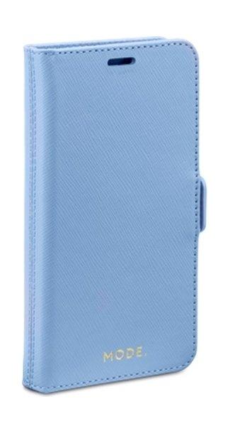 dbramante1928 New York Series iPhone X Leather Case (NYIXFOBL5123) - Blue