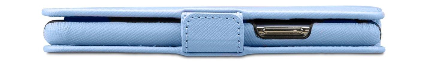dbramante1928 New York Series iPhone X Leather Case (NYIXFOBL5123) - Blue