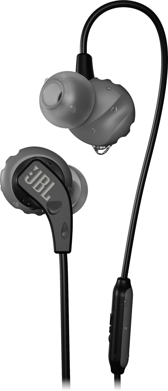 JBL Endurance RUN Sweatproof Wired Sports In-Ear Headphones - Black