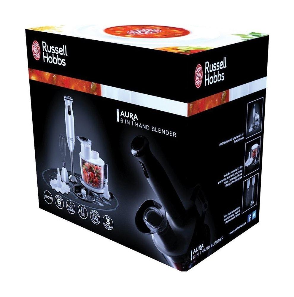 Russell Hobbs 600W Aura 6 in 1 Hand Blender (2150056) Price in Kuwait