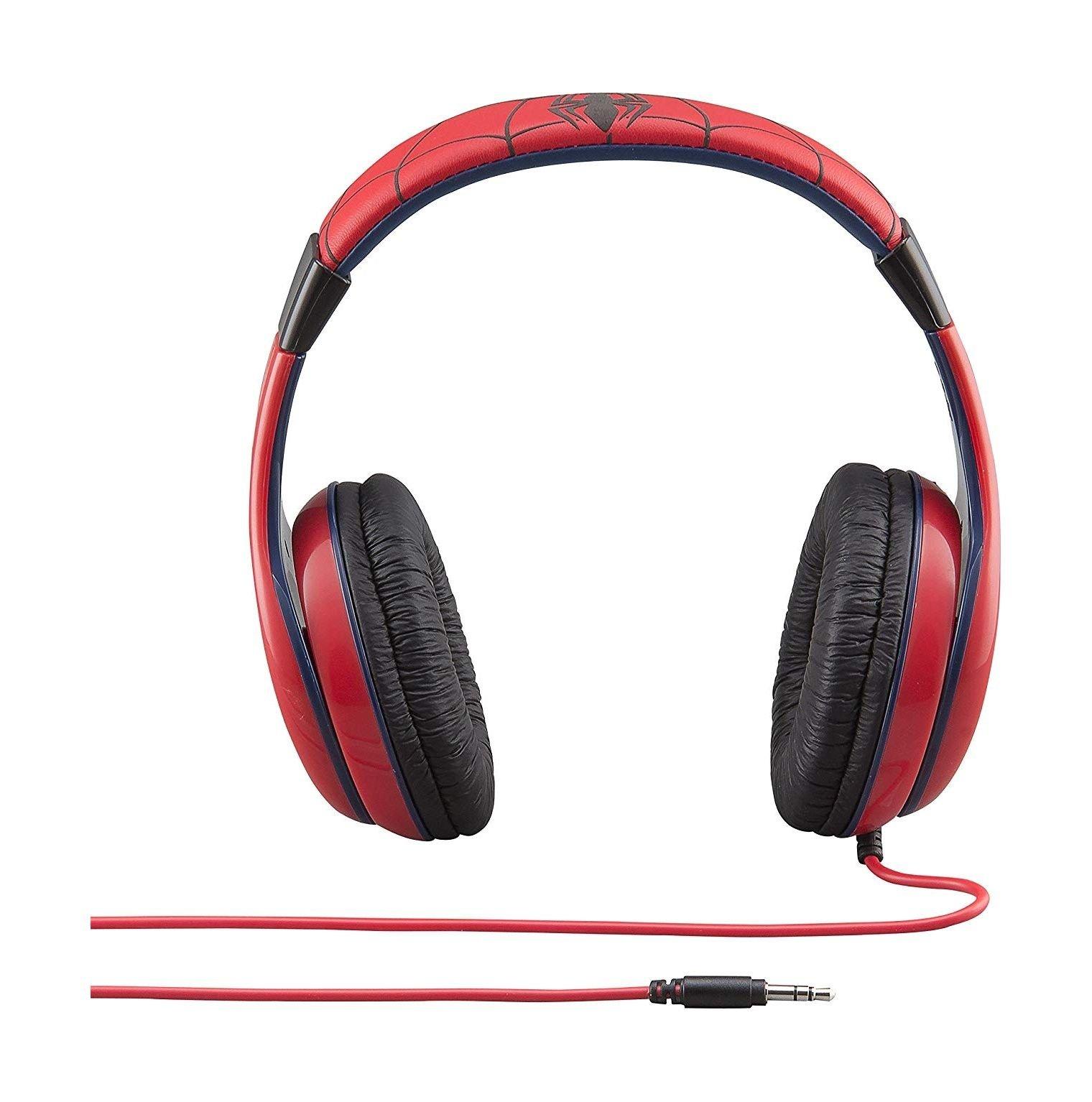 iHome Spiderman Over-Ear Headphone With Mic (IH-KD-SM-140) - Red